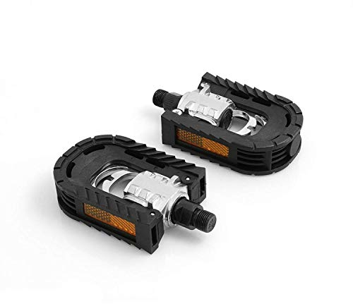 System-S Fahrrad Pedal klappbar, Schwarz