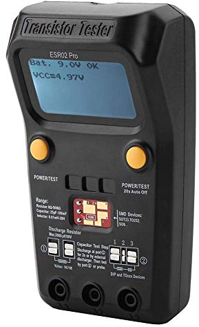 Transistor Tester BSIDE Pro Digitaler Transistor Tester SMD Chip Komponenten Induktivitäts Messgerät 0Ω ~ 50Ω Ohne Batterie 25pF ~ 100mF 0.01mH ~ 20H