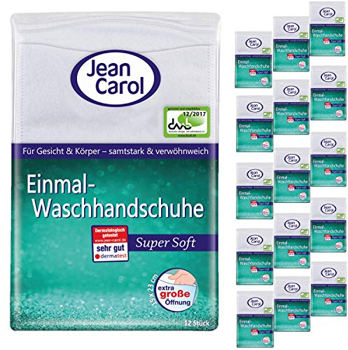 JEAN CAROL® Einmal-Waschhandschuhe, Super Soft