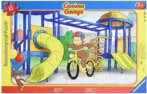 Ravensburger Puzzle - Curious George Puzzle encadré, Multicolore, 05102 1