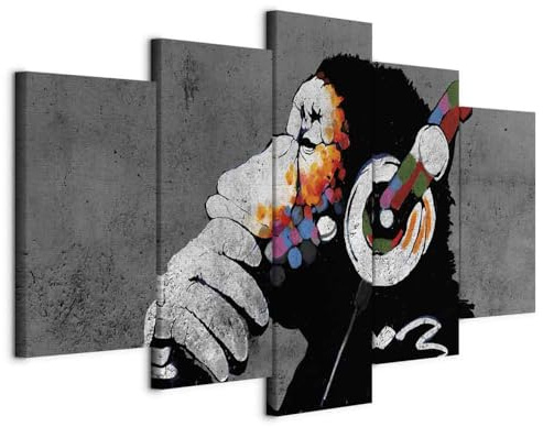 murando - Akustikbild Akustikschaumstoff, 225x112 cm, 5-teilig, Wohnzimmer | Verbessert Raumakustik, reduziert Hall, ideal fürs Büro oder Wohnzimmer, hochwertige Verarbeitung, schnelle Montage, stilvoll