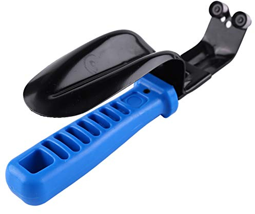 Nicfaky Doppel Entgraten Werkzeug Hand gehalten Dünnes Blech Schneiden Klingen Schutz 1-12Mm, Cutter Dichtung Entgraten