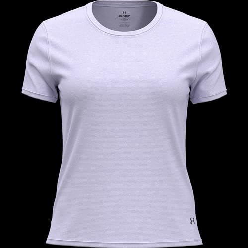 Under Armour Damen Launch Shortsleeve Laufbekleidung Laufshirt Salt Purple - Lila M