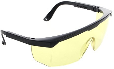 SAKEIOU Gafas de protección Gafas de Seguridad láser Gafas de Ojo Azul Verde Gafas de Seguridad Protectoras Amarillo