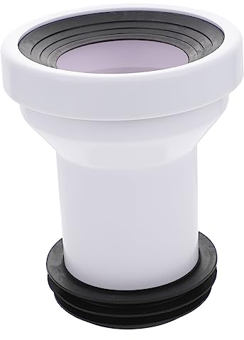 HEMOTON Gerader Verlängerungsschlauch Toilette Toilettenverlängerung Mit Dichtung Pp Gummi Hochdruckbeständig Für Zuhause Gerader Anschluss Geräuscharm Geruchsdicht