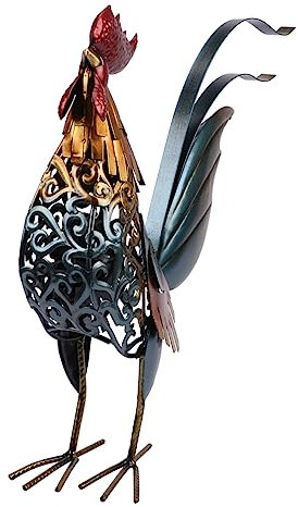 TOPBATHY 1 Stück Schmiedeeiserner Hahn Metall-Hahnstatue Für - Und Gartendekoration Haushaltsdekoration Dekorationen Für Die Inneneinrichtung Für Zuhause Huhn Geschenke