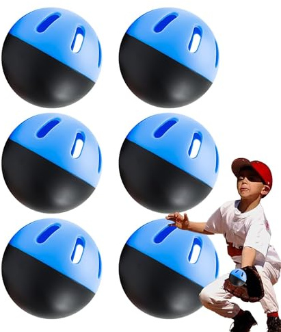 Uozonit Pelotas de práctica de bateo, Pelotas de béisbol de EVA de 2.9 Pulgadas para Interiores, Suministros de golpeo multifuncionales de Alta Densidad, Pelotas de béisbol para Desarrollo de