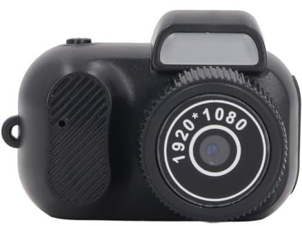 Mini Appareil Photo Numérique, 1080P 2 MP, Autonomie de 100 Minutes, Petite Caméra de Vlogging avec écran Couleur, Dragonne, Appareil Photo de Voyage Compact