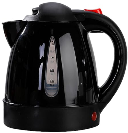 Bouilloire de voiture 12 V, bouilloire USB pour eau bouillante | Réservoir intérieur en acier inoxydable, bouilloire électrique de voyage pour voiture 1L,Bouteille de chauffe-eau à mise hors tension a