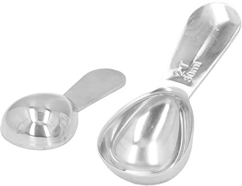 Lot de 2 cuillères doseuses à café moulu en acier inoxydable 304 avec échelle