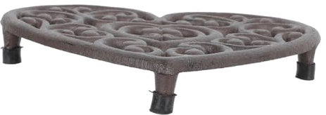 Cabilock 1pezzi Sottopentola Cuore in Ghisa Spessa e Antiscottatura Tovaglietta Decorativa Isolante Per Tavolo Da Pranzo e Cucina Protezione Termica e Ornamento Per Casa e Ristorante
