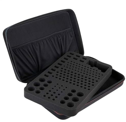 EVA Battery Organizer - Waterproof Hard Case for Battery Storage | Large Capacity Battery Box Holding up to 147 Batteries, Fits AAA, AA, C, D, 9V Batteries, Ideal for Home Organization and Travel