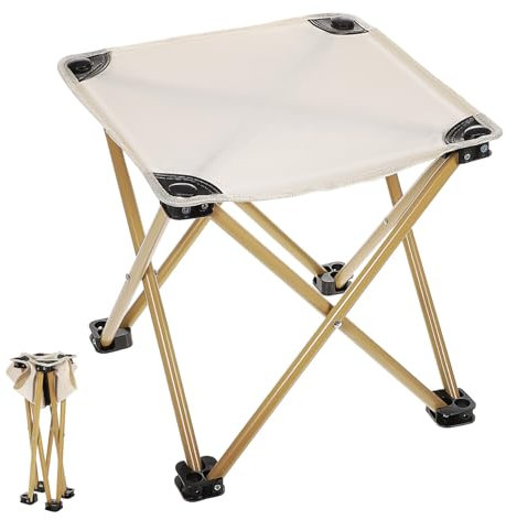 INOOMP Klappbarer Campinghocker Outdoor-hocker Aus Oxford Karbonstahl Tragbarer Stuhl Für Camping Wandern Picknick Und Angeln Zusammenklappbar Aufbewahrungstasche