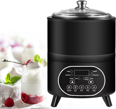 HNBYLMM Commercial Yogurt Maker Yogurt Fermentation Machine 400W Automatic Yoghurt Maker Machine with Time and Temperature Control Probiotic Yogurt Maker for Yogurt Cheese Natto,8L