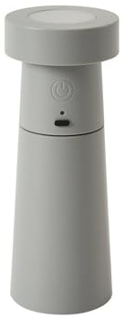 Lucande LED Akkutischlampe und Salzstreuer, Akku Tischlampe kabellos aufladbare tragbare Tischleuchte IP44 Outdoor Garten Restaurant