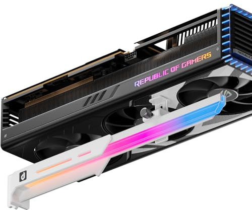 upHere GPU Brace Support Grafikkarte-Weiß 5V ARGB Videokarte Sehnenhalter/Holster-Halterung,Einzelsteckkarten-CMGL7TC