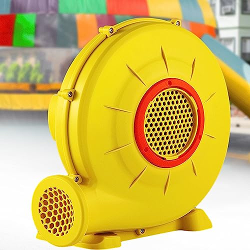 Soplador de aire para casa de rebote, ventilador de bomba portátil de 450 W, volumen de aire de 450 m³/h, alta velocidad de 3000 rpm, material ignífugo para puente inflable y castillo hinchable