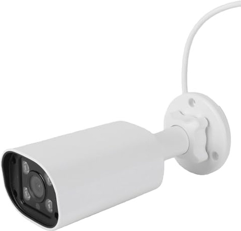 Zunate Caméra IP PoE 4MP, Caméra IP de sécurité Extérieure et Intérieure Filaire avec Accès à Distance, Détection Humaine, Vision Nocturne, étanche IP66