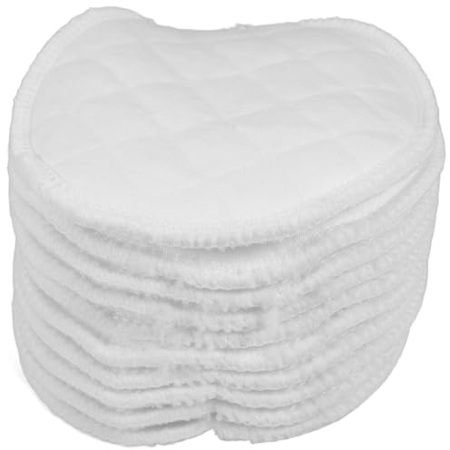 Toyvian Assorbilatte Morbide Bianco e 20 in Lavabili Cotone a Coppette Assorbenti Pezzi per Allattamento Adatte Uso Giorno e Notte per Mamme