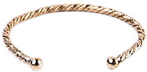 Armreif TORIN Ø 6.4 cm Wikinger Armschmuck Handgeschmiedet Antik Bronze