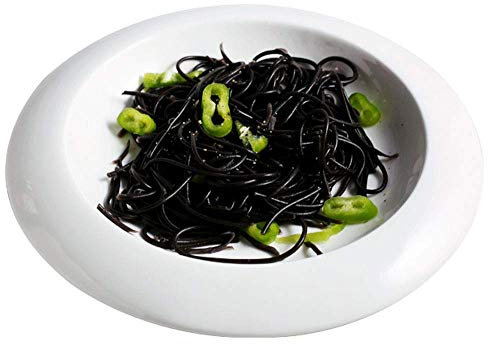 MKKSLR Kreative Keramikschale Obstsalat Schüssel Westlichen Nudelgericht Haushaltsreis Schüssel Suppenschüssel Kalte Nudel Schüssel Große Suppenschüssel 10,5 Zoll Weiß