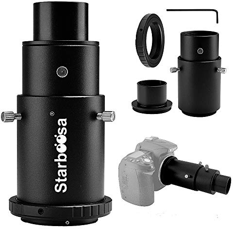 Starboosa Teleskop Kamera Adapter, Teleskopzubehör - für Prime-Focus oder Okular Projektion Fotografie - Kamera-Adapter für Nikon SLR Kamera