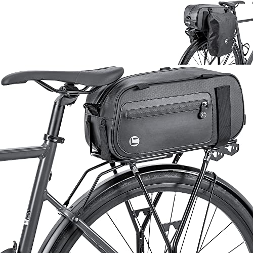 HOMPER Fahrrad Gepäckträgertasche 26 L wasserdichte für Gepäckträger, Multifunktionaler Fahrradtaschen Hinterradtaschen Reisetasche