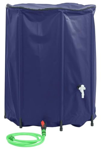 vidaXL Vattentank med kran vikbar 750 L PVC