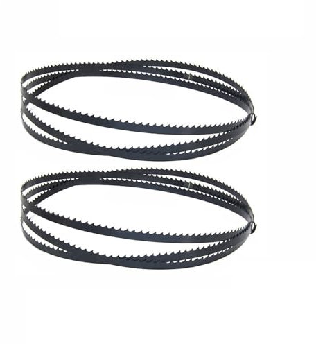 2pcs 10 TPI Band Saw Blades, 62 X 1/4 Inch Woodworking Band Saw Blade, Bandsaw Blade For BS900V W1878 3104 BS904G 96980