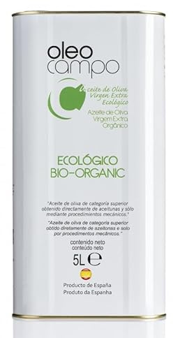 OLEOCAMPO | Aceite de Oliva Virgen Extra Picual Ecológico - Lata 5L