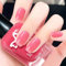 Jelly Pink Nail Polish - Translucent Nude Nail Varnish - Quick Dry Pink Nail Polish - Long Lasting Gel Polish for DIY Nail Art - Highly Pigmented Clear Nail Paint Gift for Girls