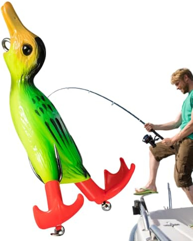 Angelköder aus Wasser für Enten, Fischköder aus Süßwasser, Salzwasser | realistischer Swimbait für Bar, Forelle, Schwarzkarpfen, Schwarzfisch, Mandarinenfisch