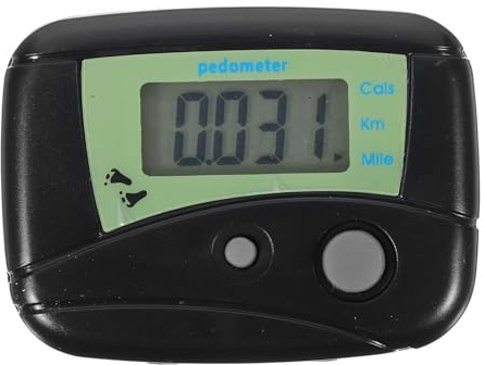 Toddmomy Podómetro Digital Portátil con Pantalla LCD: Contador De Pasos Multifuncional Rastreador De Distancia Recorrida Y Calorías para Personas Mayores Niños Y Entusiastas del Fitness.