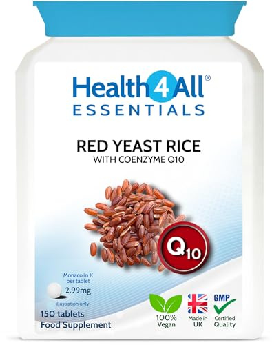 Red Yeast Rice with CoQ10, 2.99 monacolin k, 150 Tablets, 5 Months Supply