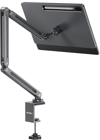 KU XIU Supporto magnetico per Samsung Galaxy Tab 14.6 pollici, braccio regolabile pieghevole per scrivania, supporto per tablet in lega di alluminio per Galaxy Tab S10 Ultra/S9 Ultra/S8Ultra