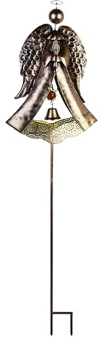 Genérico Luz Solar Para Tumba - Lámpara De Luna | Tumbas De ÁNgel | Decorativas Para Tumbas Exteriores, Lámparas Exteriores De Iluminación Memorial En Tierra Parra Reuniones Familiares Accessory