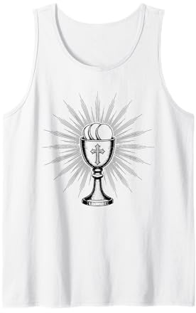 Calice catholique Eucharistie Coupe Religieuse église chrétienne Débardeur