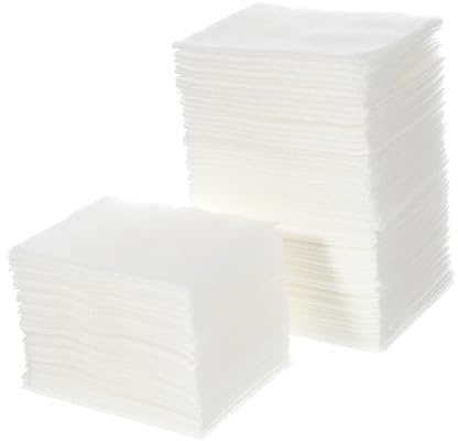 HINTRMENT 2 Stück-pack Waschbare Wattepads aus Baumwolle für Gesicht mit Großer Kapazität Sanft und Widerstandsfähig für Make Up Entfernung und Gesichtsreinigung