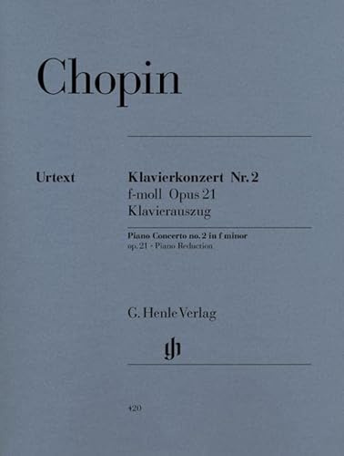 Konzert 2 F-Moll Op 21 Klav Orch. Klavier, Klavier zu 4 Händen: Instrumentation: 2 Pianos, 4-hands, Piano Concertos (G. Henle Urtext-Ausgabe)