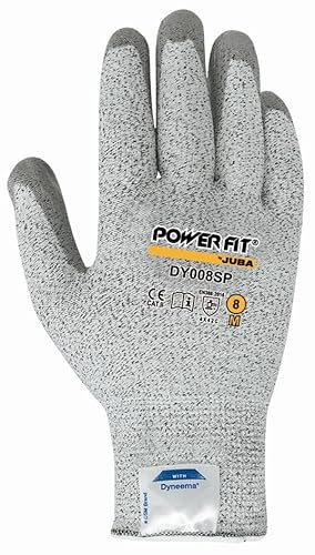 Juba - Guante sin costuras anticorte fibra+poliuretano talla xl
