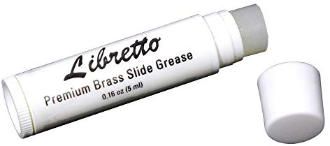 Libretto Premium Brass Slide Grease Stick, 0.16 oz (5 ml), Odorless & Pure, Great Materials from Japan, 100% Special-blended Formula, Thick & Sticky, Best to Extend Life of Trumpet, French Horn & Tuba
