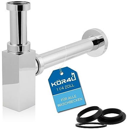 kör4u K12526 Sifone di Design, Cromo
