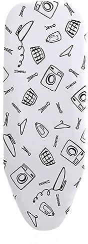 BANGSUN Small Ironing Board Cover 91x33cm Padded for Tabletop Boards with Elastic Cotton Iron