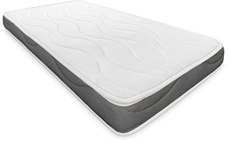 Somnia Descanso - Colchón Viscoelástico para Cuna | Reversible | 60x120 | Cara Invierno/Verano | Antiácaros, Antibacterias e Hipoalergénico