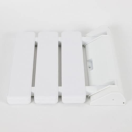 Duschklappsitz für Wandmontage 130 kg Klappbarer Duschsitz Klappsitz Dusche Zusammenklappbar Duschhocker Dusche Sitzgelegenheit Badhocker Hocker Duschstuhl für Badezimmern und Duschräumen 32x34x10cm