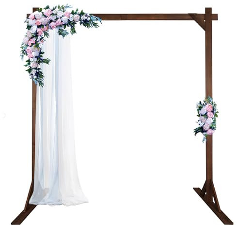 Arche Jardin, Support de Toile de Fond en Bois for Proposition, Scène de Fête de Mariage, Fête d'anniversaire, Jardin, Fête Prénuptiale, Remarques : Le Produit Comprend Uniquement Une Étagère.