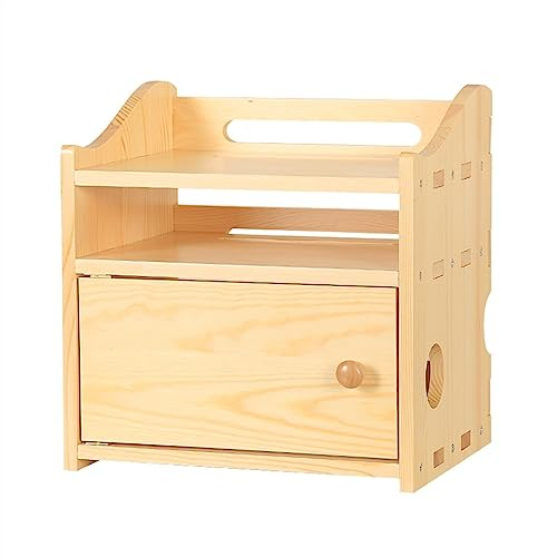 Kabelbox, Massivholz-Desktop-WLAN-Platzierungsregal, Set-Top-Box-Aufbewahrungsbox, Katzen-WLAN-Router-Rack, Drahtsteckdosen-Aufbewahrung,Schreibtisch-Aufbewahrungsbox