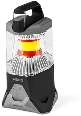 NEBO Galileo 1000 Lumen Lantern - Rechargeable Camping Light & Power Bank - 120˚ COB LED Lighting - Camping Accessories
