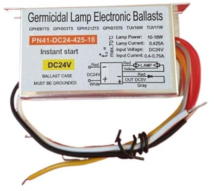 KAYPBWQMG Ballast de Puissance DC 24V PN41-DC24-425-18 10-18W, 1 pièce, Ballast de Lampe ultraviolette