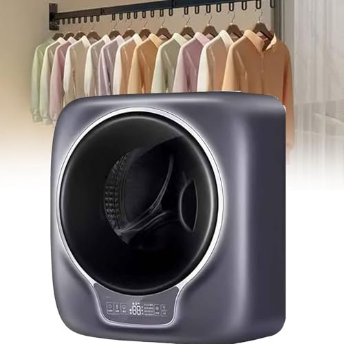 DPQYJPP 3 kg Machine à Laver Et Séchage, Mini Drum Wall Mounted Washing Machine, 95°C Washing, Anti-Allergy Washing, Intelligent Sensor Anti-Fall